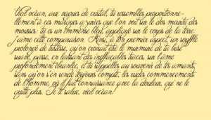 Excerpt from “ Les Chants de Maldoror ”, by Comte de Lautréamont ...