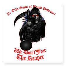 Bomb Disposal Guild Square Sticker 3