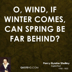 wind, if winter comes, can spring be far behind?