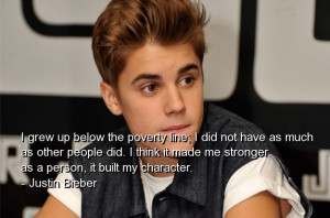 Justin bieber, famous, quotes, sayings, poverty, motivational ...