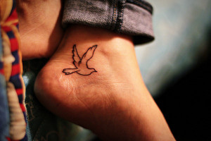 home tattoos on feet adorable small bird tattoo on feet