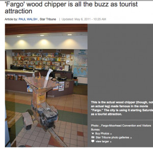 Fargo Movie Wood Chipper Scene 'fargo' wood chipper is all