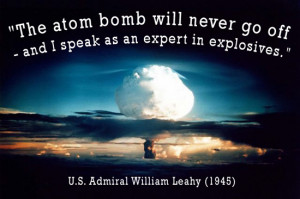 Atomic Bomb quote #2