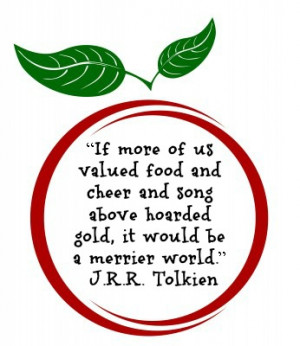 Food Quote by J.R.R. Tolkien