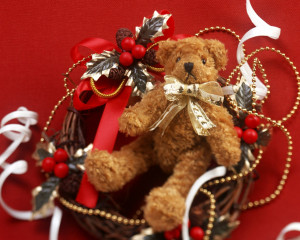 Christmas Ornaments Best Wallpapers » Cute Teddy Bear