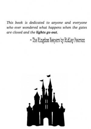 The Kingdom Keepers by Ridley Pearson. All about Disney!