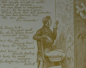 Love Kiss Victorian Poem Henry Austin Dobson Romance Sepia