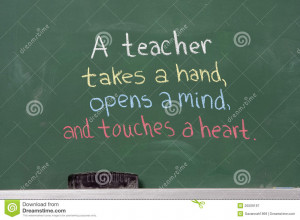 ... Free Stock Photography: Inspirational phrase for teacher appreciation