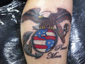 proud usmc mom tattoos proud marine parent tattoo marine corps