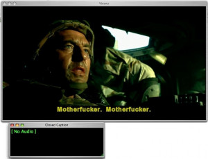 Screenshot shows English subtitle reading Motherfucker. Motherfucker ...