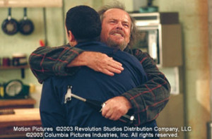 Adam Sandler and Jack Nicholson in Columbia's Anger Management - 2003