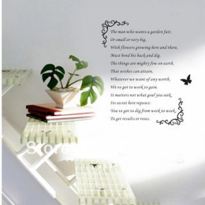 Results And Roses Family Life Quotes Inspirational English Poem Wall ...