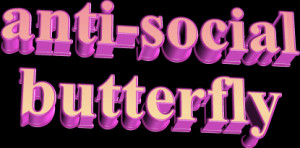 angst, anti social, butterfly, kawaii grunge, pastel, purple, social ...