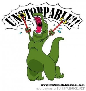 rex dinosaur comic metal arms unstoppable funny pics pictures pic ...