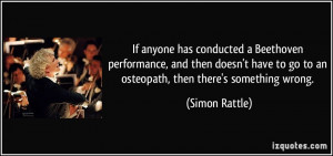 Simon Rattle Quote
