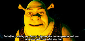 Shrek And Fiona Love Quotes Realize that shrek isn't