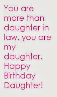 Daughter in Law Birthday Quotes, Greetings and Messages