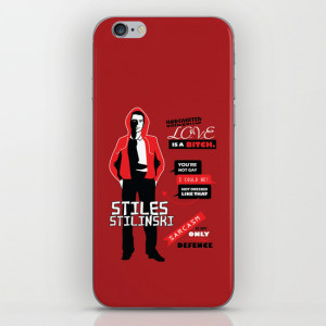 Stiles Stilinski Quotes Teen Wolf iPhone & iPod Skin
