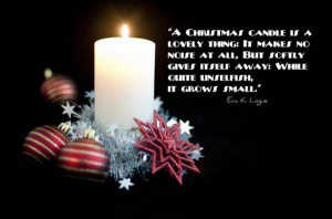 Christmas Candle Quotes for Friends Wallpaper
