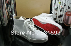 white-dress-shoes-for-men-Red-Bottoms-genuine-leather-brand-shoes-men ...