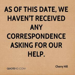 Correspondence Quotes