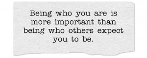 being who you are quote
