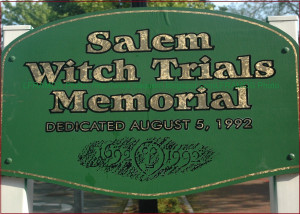 Salem Witch Trials Graves