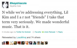 Quote Of The Day: Keyshia Cole Rejects Lil Kim’s FriendshipWhy won ...