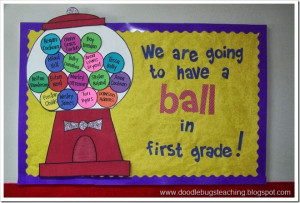 We are going to have a ball in first grade!”