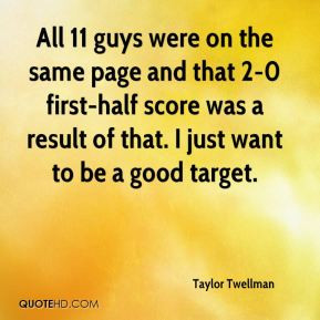 Taylor Twellman - All 11 guys were on the same page and that 2-0 first ...