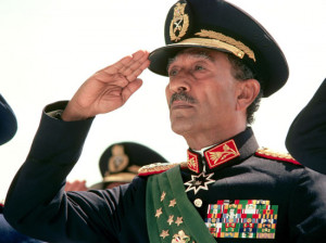 File photo of former Egyptian President Anwar Sadat.