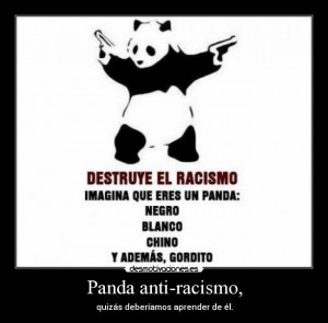 Panda Anti Racism Panda Anti Racismfrom xkatiexkaboomx