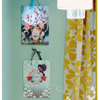 Papaya Art Panel Prints | College Dorm Wall Decorations | Teen Girl ...