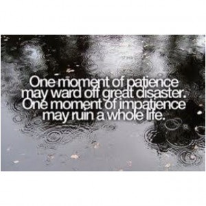 Patience vs Impatience