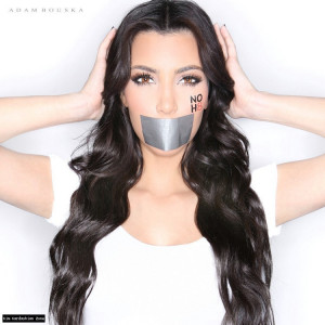 ma24 wants peace in the world ! Kim Kardashian NO h8 photo shoot