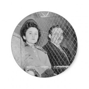 Julius & Ethel Rosenberg After Being Found Guilty Classic Round ...
