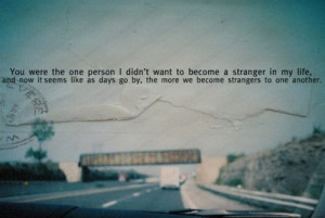 drifting apart #chance #change #moving on #growing up #things are ...