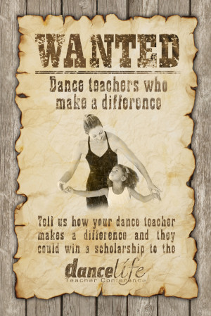 Dance Teacher Thank You Quotes