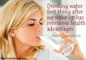 health tips-benefits of drinking water empty stomach