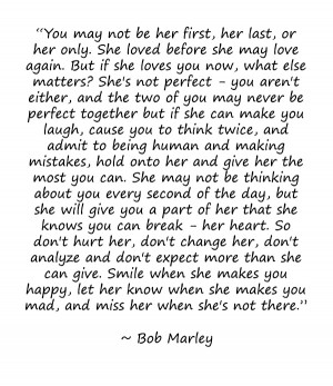 Bob Marley knew a thing or two about love