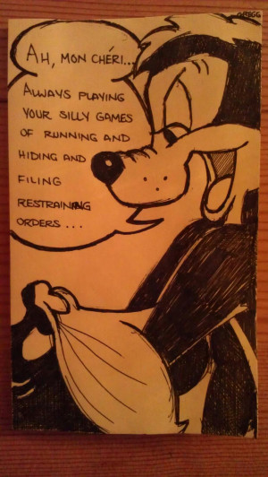 Pepe Le Pew by beefteriyaki