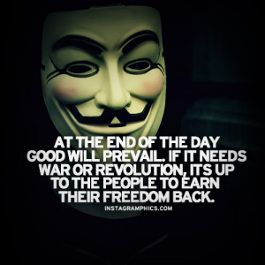 The Good Will Prevail Quote Graphic