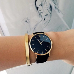 watch gold black simple classy new york city new look fashion quote ...