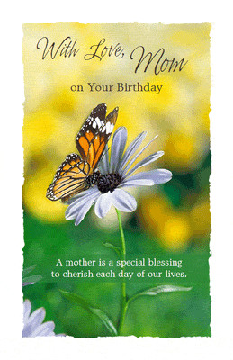 Mother Is a Blessing Birthday Printable Cards
