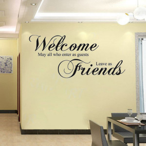Pleasure Good Friends Are Treasure Wall Vinyl Saying Quote Room