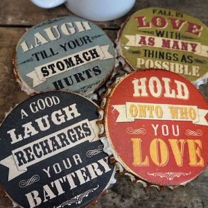 Home > New! > Retro-Funny-Sayings-Bottle-Cap-Coasters-Set-of-4
