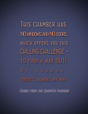 Haunted Mansion Quote Halloween Disney