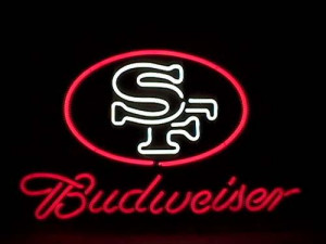 budweiser with the sanfrancisco 49ers logo Image