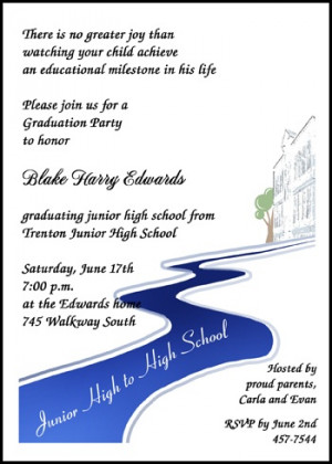junior high path to high school with creative and unique graduation ...