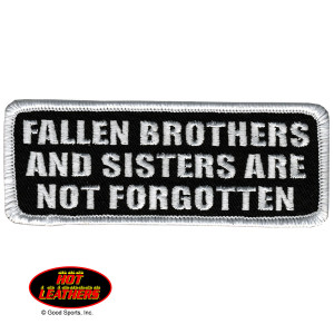 Hot Leathers Fallen Brothers & Sisters Patch